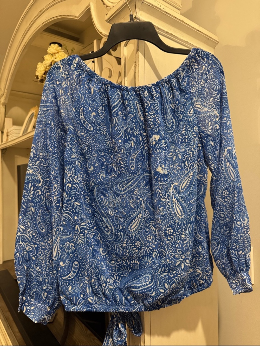 CeCe Floral Paisley Top - Picture 7 of 8